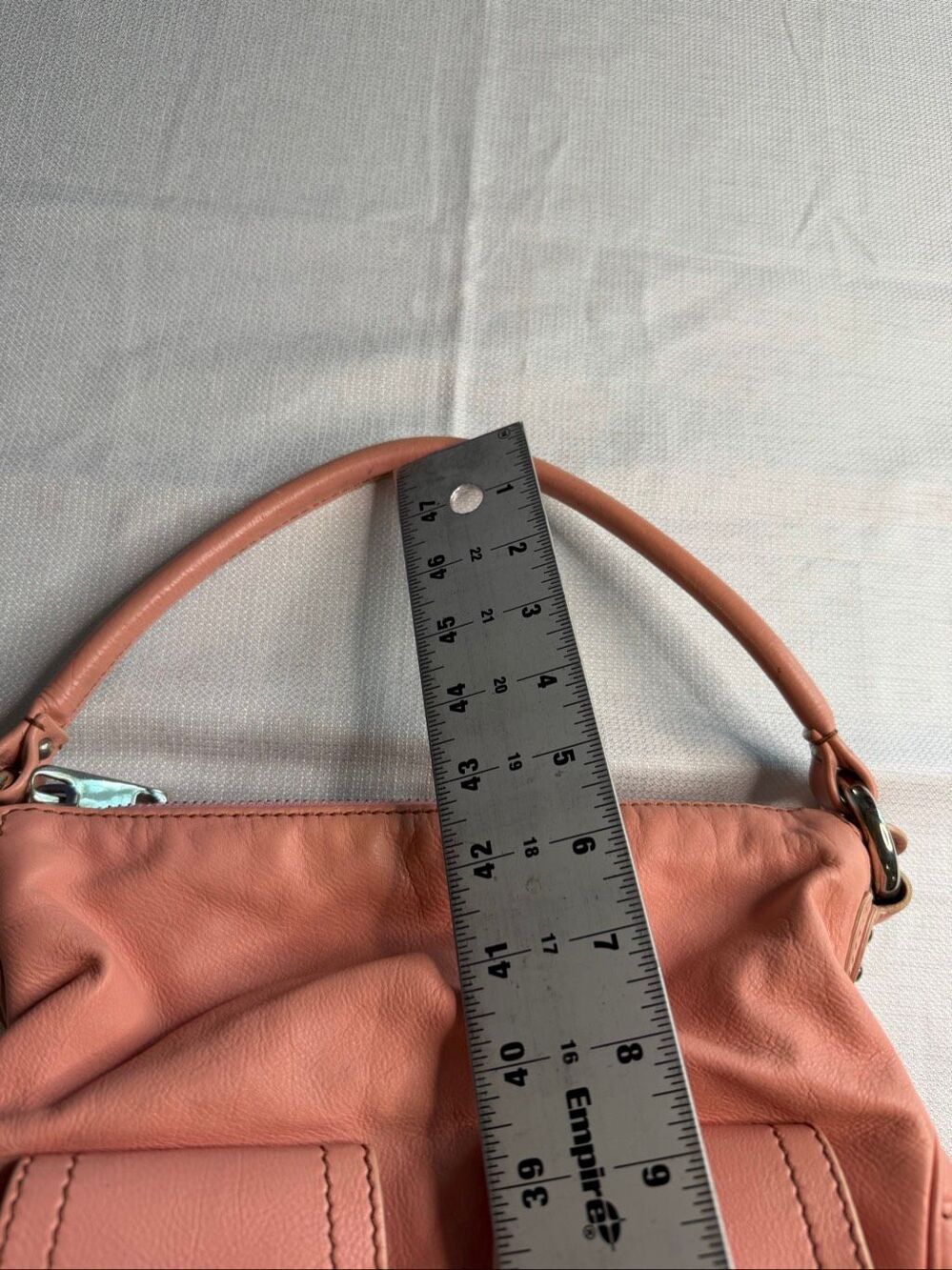 Marc Jacobs Blake Blush Pink Y2K Leather Multi Pocket Hobo Purse Handbag - Picture 10 of 16